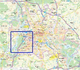 carte de des routes Berlin