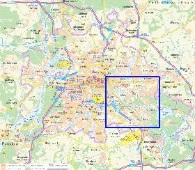 carte de des routes Berlin