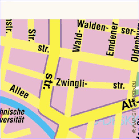 carte de Berlin en allemand