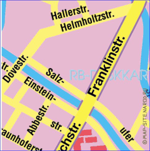 carte de Berlin en allemand