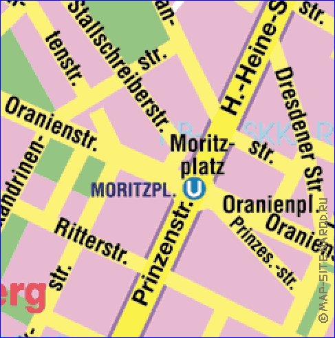 carte de Berlin en allemand