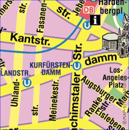 carte de Berlin en allemand