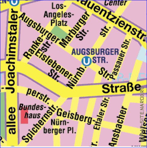 carte de Berlin en allemand