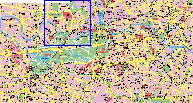 carte de Berlin en allemand