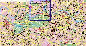 carte de Berlin en allemand