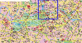 carte de Berlin en allemand