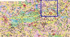 carte de Berlin en allemand