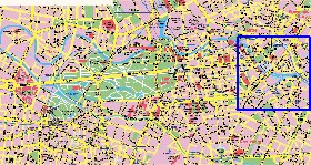 carte de Berlin en allemand