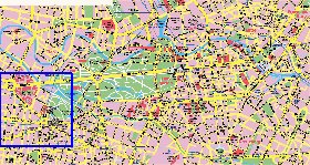 carte de Berlin en allemand