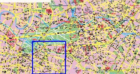 mapa de Berlim em alemao