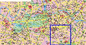 carte de Berlin en allemand