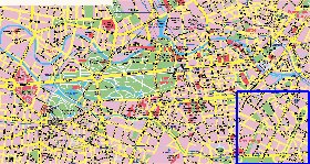 carte de Berlin en allemand