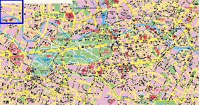 carte de Berlin en allemand