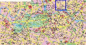 carte de Berlin en allemand