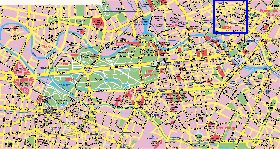 carte de Berlin en allemand