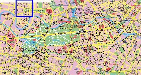 carte de Berlin en allemand