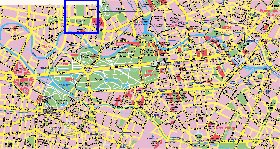 carte de Berlin en allemand