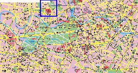 carte de Berlin en allemand