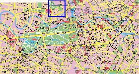 carte de Berlin en allemand