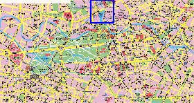 carte de Berlin en allemand