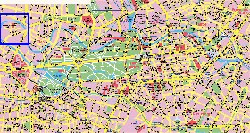 carte de Berlin en allemand