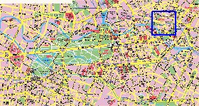 carte de Berlin en allemand