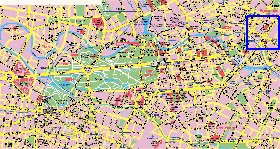 carte de Berlin en allemand