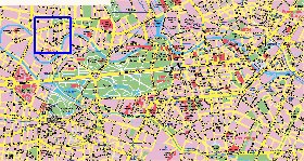 carte de Berlin en allemand