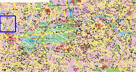 carte de Berlin en allemand