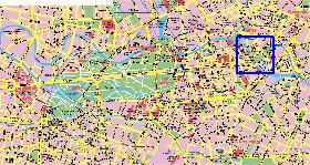 carte de Berlin en allemand