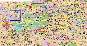 carte de Berlin en allemand