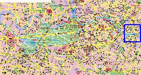 carte de Berlin en allemand