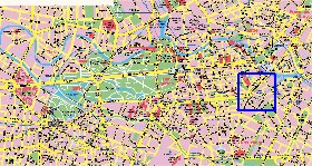 carte de Berlin en allemand