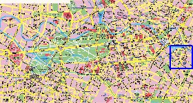 carte de Berlin en allemand