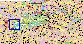 carte de Berlin en allemand