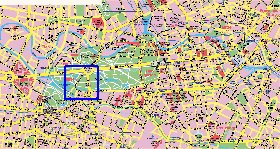 carte de Berlin en allemand