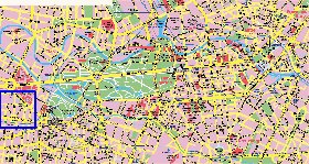 carte de Berlin en allemand