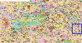 carte de Berlin en allemand