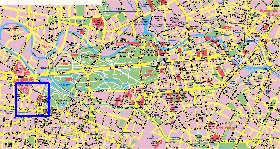 carte de Berlin en allemand