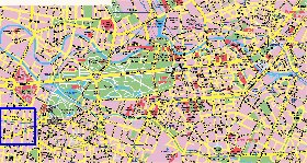 carte de Berlin en allemand