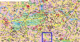 carte de Berlin en allemand