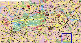 carte de Berlin en allemand