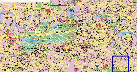 carte de Berlin en allemand