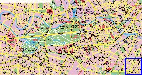 carte de Berlin en allemand