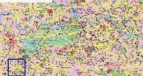 carte de Berlin en allemand