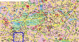 mapa de Berlim em alemao