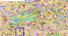 carte de Berlin en allemand