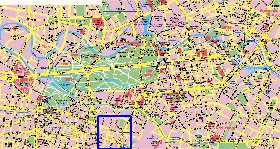 carte de Berlin en allemand