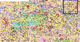 carte de Berlin en allemand