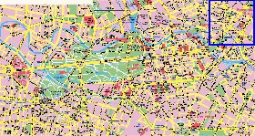 carte de Berlin en allemand